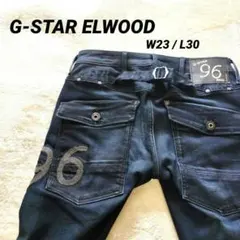 G-STAR RAW ELWOOD　ストレッチ 刺繍 シンチバック 23 濃紺のサムネイル