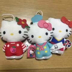 ハローキティ ぬいぐるみ 3体セット マクドナルド ハッピーセット