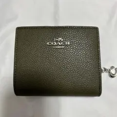 COACH オリーブグリーン 二つ折り財布