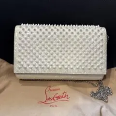 クリスチャンルブタン♡総スワロフスキー♡クラッチバッグ♡ - メルカリ