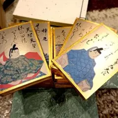 未使用  京都 大石 天狗堂 小倉 百人一首 光琳 かるた 解説書 付き Amazon.co.jp: 百人一首 小倉山 : 大石天狗堂: 本