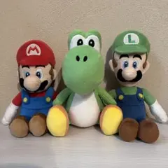 ぬいぐるみ スーパーマリオ マリオ ルイージ ヨッシー セットSサイズ