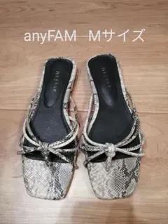 anyfam サンダル パイソン柄 Mのサムネイル