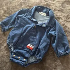 CROISSANCE BEBE デニム風ロンパース 70cm