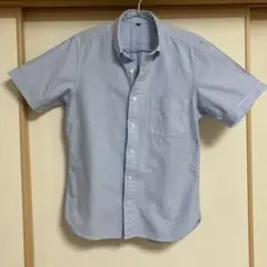 MUJI 無印良品 ボタンダウン 半袖シャツ Sサイズ