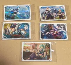 ファンタジーゲームキャラクターカード 5枚セット