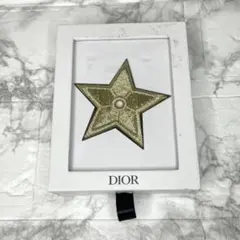 非売品 ディオール dior 刺繍 星 ノベルティ スターピンバッジ ブローチ