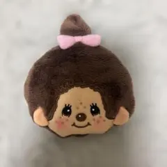 未使用モンチッチ がま口 コインケース ブラウン