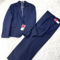 【未使用タグ付】アオキ 洗える♪クール仕様 キレイスーツ セット ネイビー XL