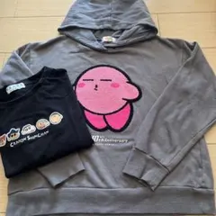 星のカービィ 30周年 パーカー 160&クレヨンしんちゃんTシャツ160