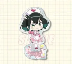 ①瑠璃葉るら　タペストリー　ばっどがーる　ナースメイド　くじ引き堂 ばっどがーる ナースメイド くじ引き堂 アクリルスタンド 瑠璃葉るら