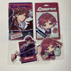 ローレン・イロアス　ランダムフォトカード&ステッカー　4枚セット