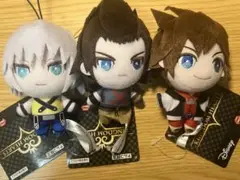 キングダムハーツ　ぬいぐるみ　マスコット ソラ　リク　テラ