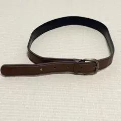 ブラウン フェイクレザーベルト メンズベルト 紳士ベルト 茶