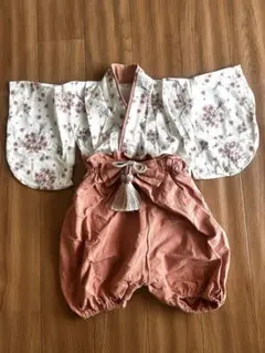 ベビー袴 女の子 和装 70~80cm 花柄 桜 No177 - メルカリ