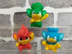 【美品】　ポケモンキッズ　指人形　ヤナップ　バオップ　ヒヤップ　3体セットのサムネイル