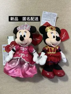 トータリー・ミニーマウス★ぬいぐるみバッジ★プリンセスデイズ★ミニーオーミニー