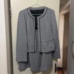 ツイード セレモニースーツ ジャケットとスカートセット