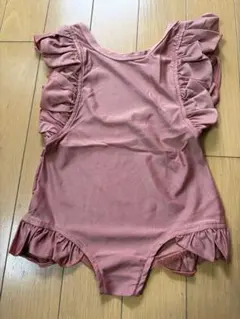 新品　未使用　ピンク フリル ワンピース水着 120cm