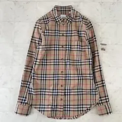 ✨現行品未使用✨極美品✨バーバリー　ノバチェックシャツ　長袖　ボタンダウン