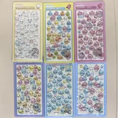 しずくちゃんボンボンドロップシール6種類セット