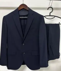 【EDIFICE（エディフィス)】ネイビースーツ上下セット