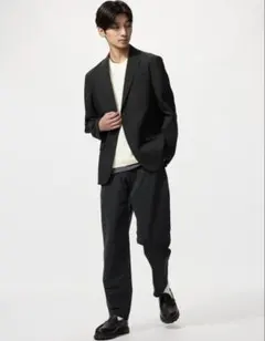 UNIQLO ウルトラストレッチアクティブテーパードパンツ L