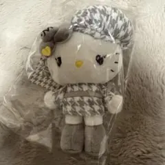 【新品未開封】マスコットキーホルダー　モノクロガーリー　ミミィ(グレー)