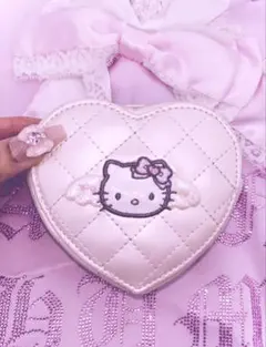 ハローキティ 天使　エンジェル　キルティングハートコインケース　90s レトロ