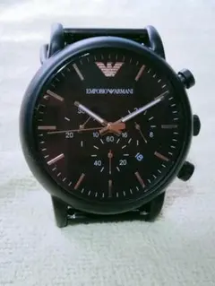 エンポリオアルマーニ/AR1968/ブラック/メッシュベルト/クロノグラフ