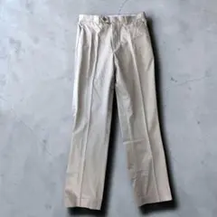廃番 UNIQLO コットン100% スラックス パンツ グレー 82cmメンズのサムネイル