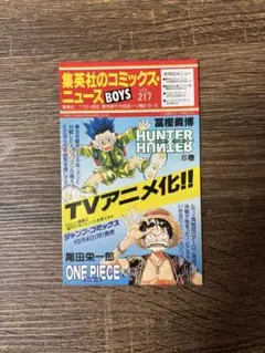 コミックスニュース Vol.217 ワンピース 10巻 初版 付属品