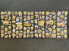 ②スポンジ・ボブ 6シートセット　ステッカー ぷくぷくシールセット
