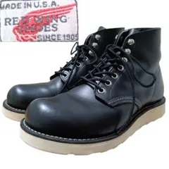 RED WING 8165 四角犬タグ US9 ブラッククロームレザー RED WING 8165 四角犬タグ US9 ブラッククロームレザー - メルカリ