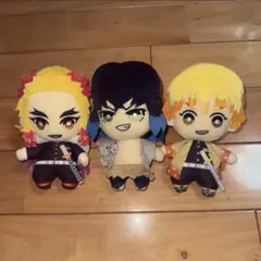 善逸 伊之助 煉獄 鬼滅の刃 ぬいぐるみ3つセット