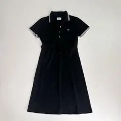 【お値引】✨希少サンプル品✨ LACOSTE ラコステ ポロワンピース ブラックのサムネイル