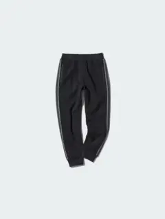 昨年購入ユニクロキッズドライスウェットパンツ/ライン黒140