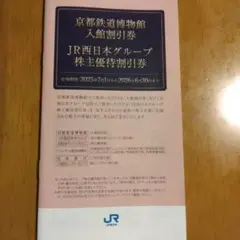 ＪＲ西日本　京都博物館割引券他　2026.6まで