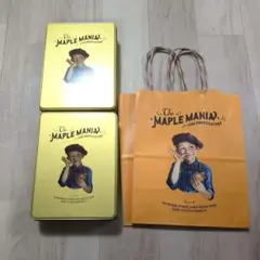 MAPLE MANIA 金属製小物入れセット空き缶