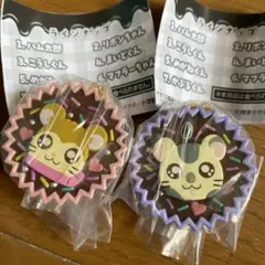 ハム太郎　平成女児チョコ　手作りおやつチャーム　こうしくん　マフラーちゃん