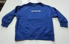 GU 青 トレーナー 130cm