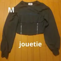 jouetie ジュエティ トレーナー M ダークグレー レディース