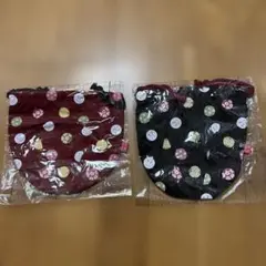 和柄 巾着袋 2個セット うさぎ柄
