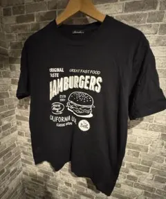 Barcedos ハンバーガー プリント Tシャツ ブラック Mのサムネイル
