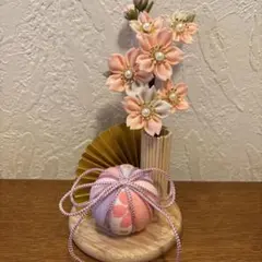 つまみ細工＊ちりめん細工＊春のお飾り＊桜＊一輪挿し＊お雛様