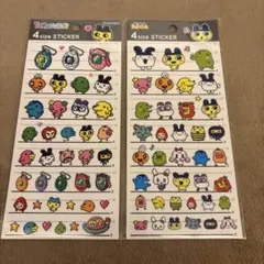 4サイズステッカー　たまごっち　2種セット