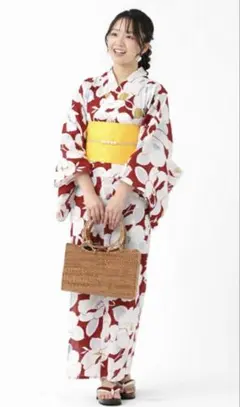 浴衣 セパレートタイプ 兵児帯付き Mサイズ