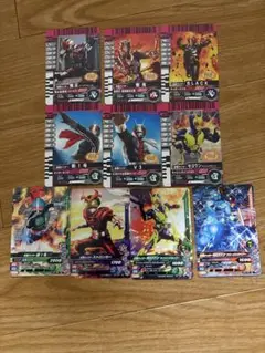 仮面ライダー トレーディングカード 9枚セット
