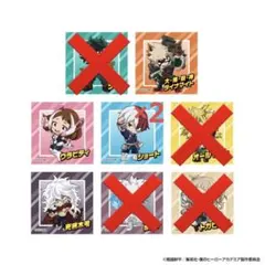 GIGO×僕のヒーローアカデミア　オリジナル抽選券シール