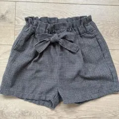 manina チェック　ショートパンツ　90